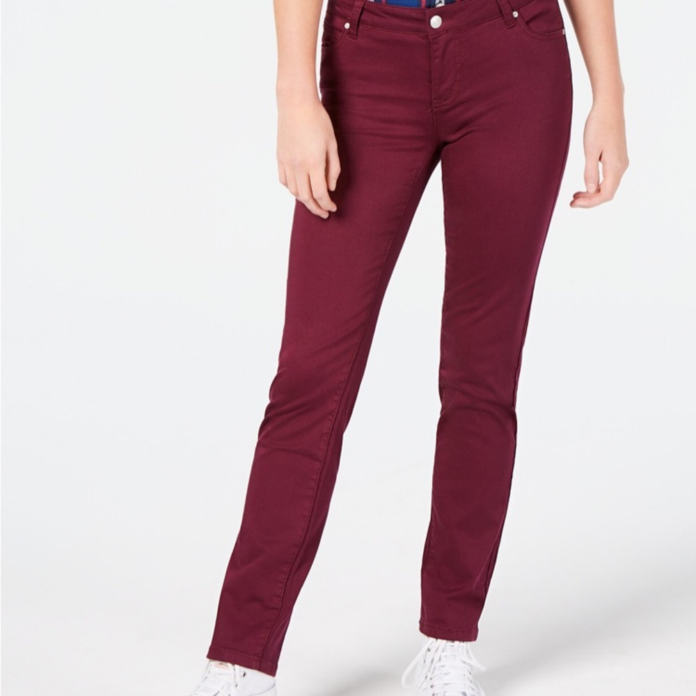 Celebrity Pink Jayden Skinny Jeans in Cranberry